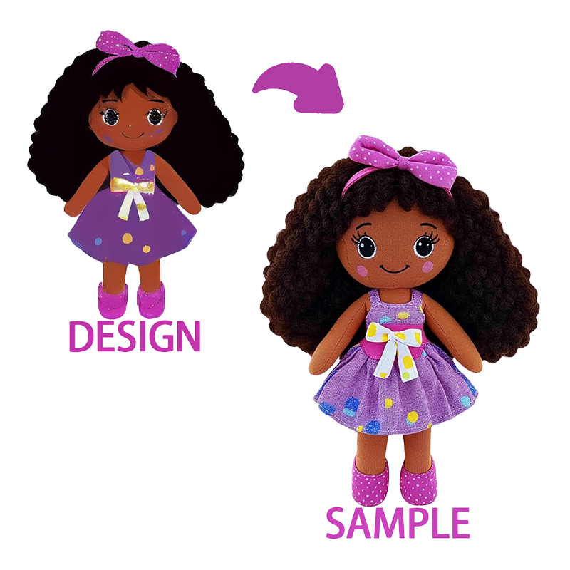 Bambole peluche personalizzate