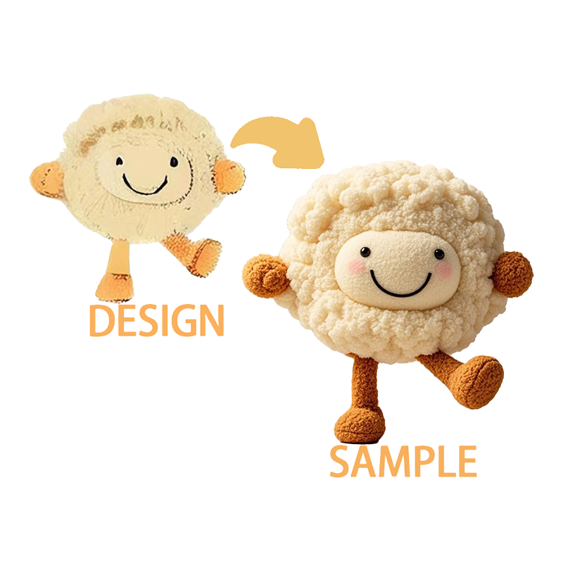 Porgenti di peluche personalizzate